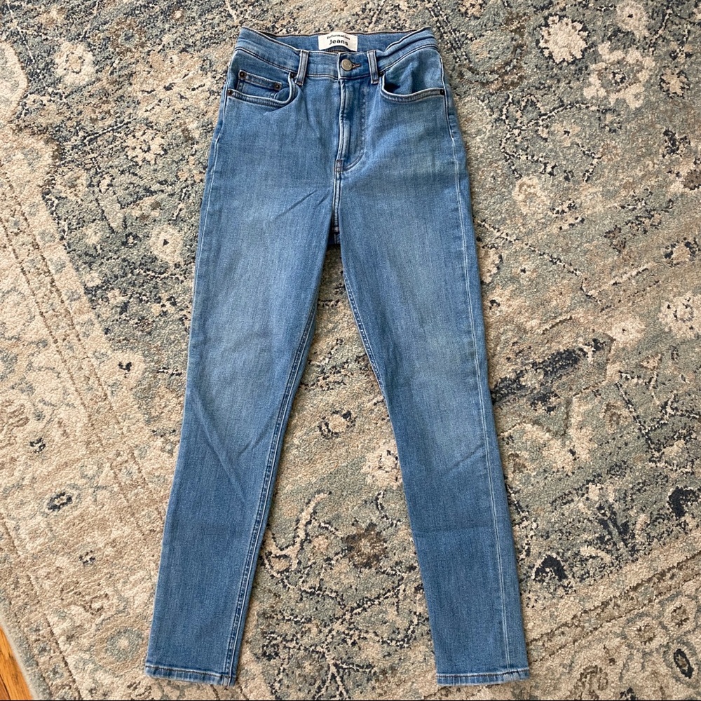 Reformation high and skinny jeans size 25